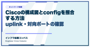 Ciscoの構成図とconfigを照合する方法|uplink・対向ポートの確認